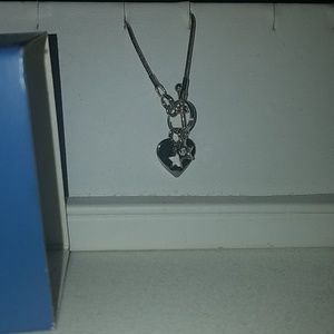 Lia sophia heart and star toggle necklace